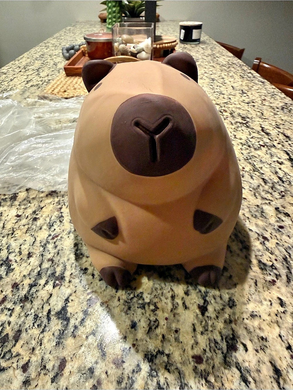 Brown huge squishy  capybara Animal Toy new in package so cute and fun!